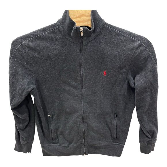 Polo Ralph Lauren Men's Medium Gray 1/4 Zip Long Sleeve Sweater Soft No Size Tag - Picture 1 of 6